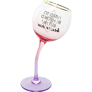 Better Now 11 oz Tipsy Stemmed Wine Glass