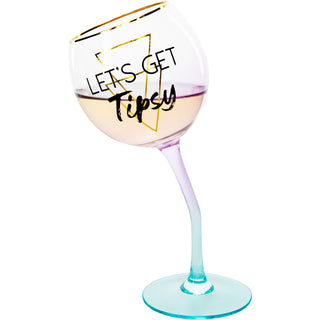 Tipsy 11 oz Tipsy Stemmed Wine Glass