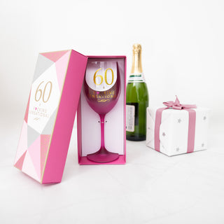 60 Gift Boxed 19 oz Crystal Wine Glass