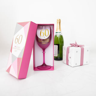 60 Gift Boxed 19 oz Crystal Wine Glass