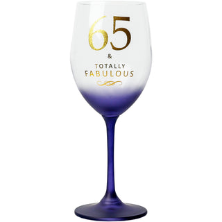 65 Gift Boxed 19 oz Crystal Wine Glass
