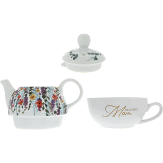 Mom Tea for One (16 oz Teapot & 10 oz Cup)