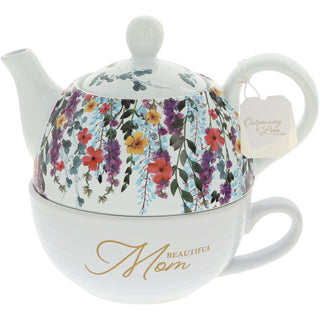 Mom Tea for One (16 oz Teapot & 10 oz Cup)