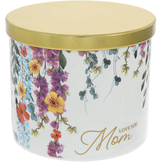 Love You Mom 14 oz - 100% Soy Wax Candle with Matches Scent: Vanilla