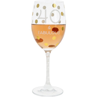 40 Gift Boxed 16 oz Crystal Wine Glass