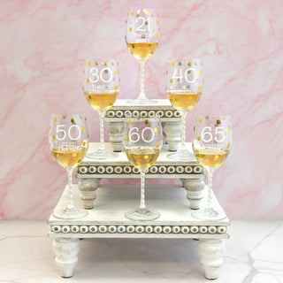 60 Gift Boxed 16 oz Crystal Wine Glass