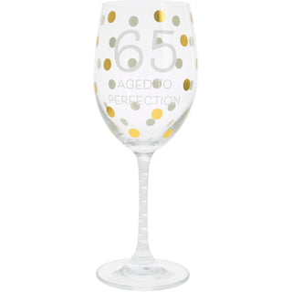 65 Gift Boxed 16 oz Crystal Wine Glass