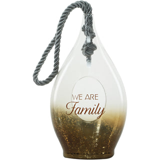 Family 11.5" Bronze Glass Lantern