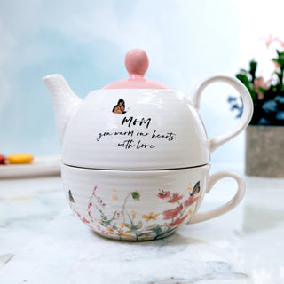 Mom Tea for One (14.5 oz Teapot & 10 oz Cup)