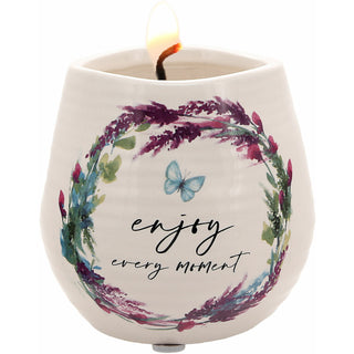 Enjoy 8 oz - 100% Soy Wax Candle
Scent: Tranquility