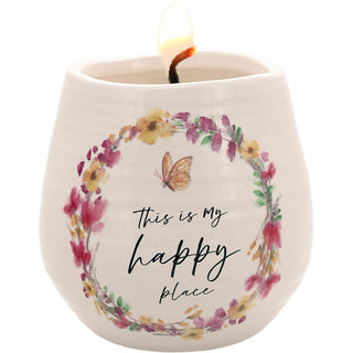 Happy 8 oz - 100% Soy Wax Candle
Scent: Tranquility