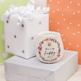 Happy 8 oz - 100% Soy Wax Candle Scent: Tranquility