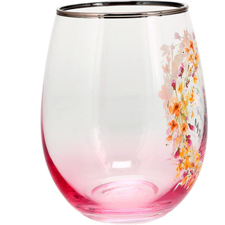 Mom 20 oz Stemless Wine Glass