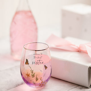 Sister 20 oz Stemless Wine Glass