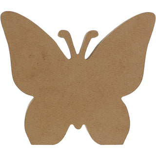 Mom 5" MDF Butterfly Plaque