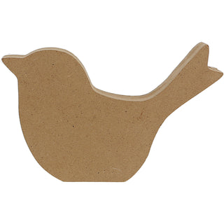 Love You 3" MDF Bird Plaque