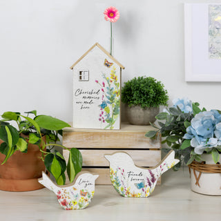 Memories 8.75" MDF House Plaque with Vase