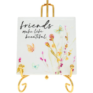 Friends 4" Ceramic Coaster