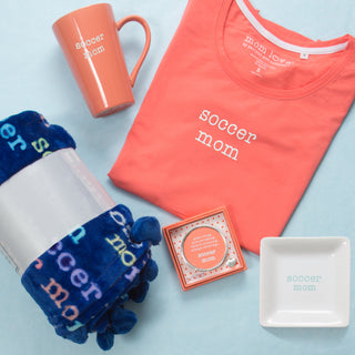 Soccer Mom Small Coral T-Shirt