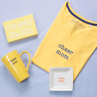 Cheer Mom Small Yellow T-Shirt