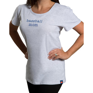 Baseball Mom Small Gray T-Shirt