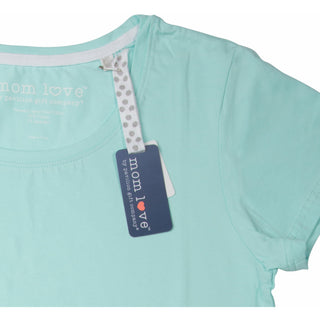 Cat Mom Small Teal/Mint Green T-Shirt