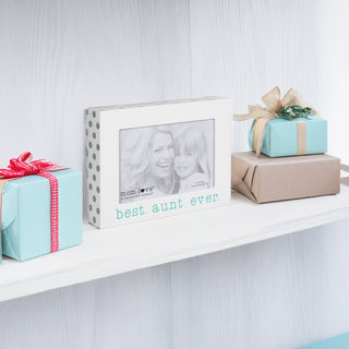 Best Aunt 7.5" x 5.5" Frame (Holds 4" x 6" Photo)