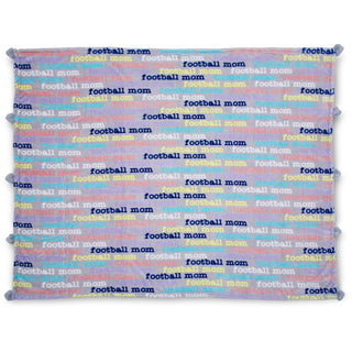 Football Mom 60" x 50" Royal Plush Blanket
