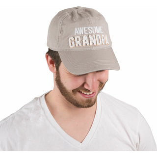 Grandpa Warm Gray Adjustable Hat