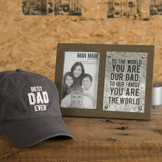 Best Dad Dark Gray Adjustable Hat