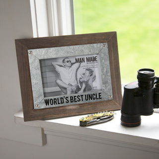 Uncle 9.5" x 7.5" Frame
(Holds 4" x 6" Photo)