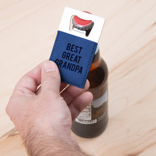 Great Grandpa 2" x 3.5" Bottle Opener Magnet