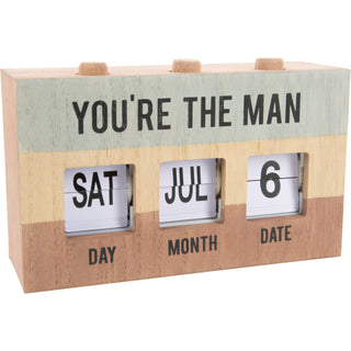 You're the Man Perpetual Desk Calendar