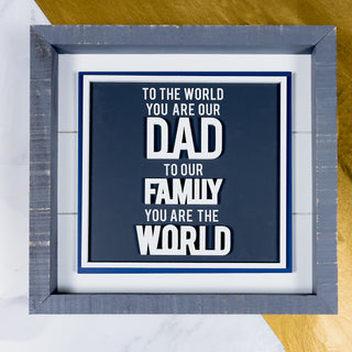 Dad 10" Plaque