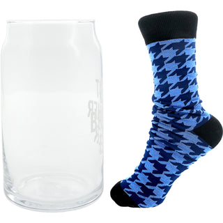 Best Brother 16 oz Beer Can Glass and Sock Set