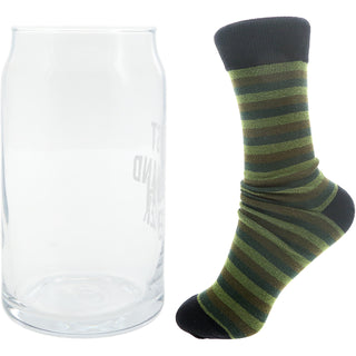 Best Husband 16 oz Beer Can Glass and Sock Set