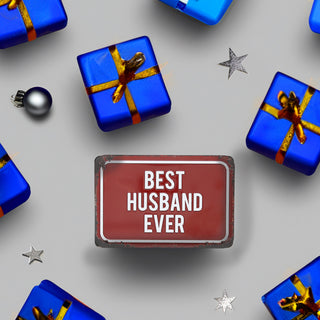 Best Husband 6" x 4" Tin Plaque