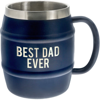 Best Dad 15 oz Stainless Steel Double Wall Stein