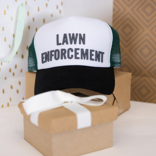 Lawn Green Mesh Adjustable Trucker Hat