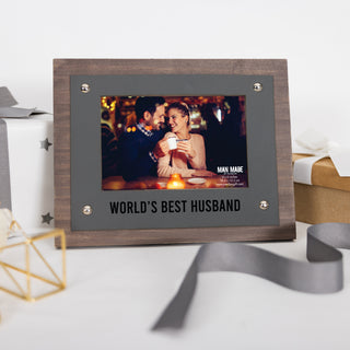 Husband 9" x 7" Frame (Holds 6" x 4" Photo)