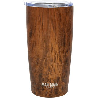 Badass Dad 20 oz Wood Finish Stainless Steel Travel Tumbler