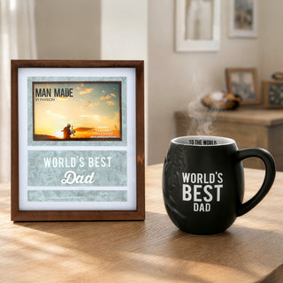 Best Dad 8.25" x 9.75" Frame (Holds 4" x 6" Photo)