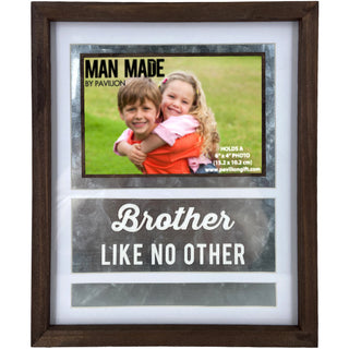 Brother Like 8.25" x 9.75" Frame (Holds 4" x 6" Photo)