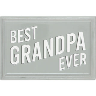 Best Grandpa 6" x 4" Ceramic Plaque