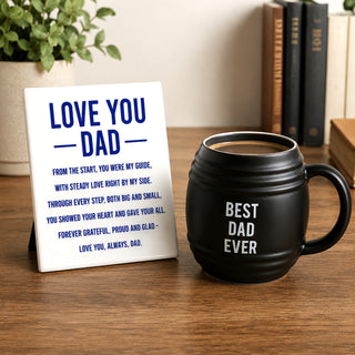 Love You Dad 5.5" Ceramic Plaque