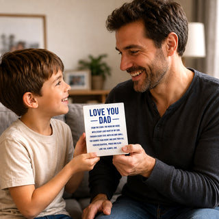 Love You Dad 5.5" Ceramic Plaque