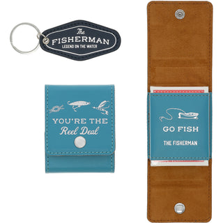 Reel Deal Playing Cards & Keychain Gift Set