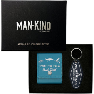 Reel Deal Playing Cards & Keychain Gift Set