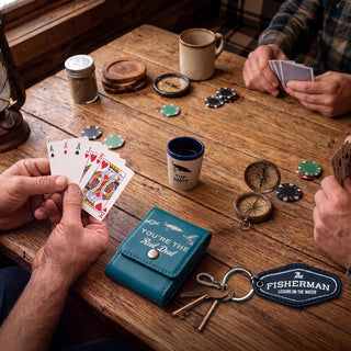 Reel Deal Playing Cards & Keychain Gift Set