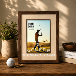 Golfer 8" x 10" Frame (Holds 5" x 7" Photo)